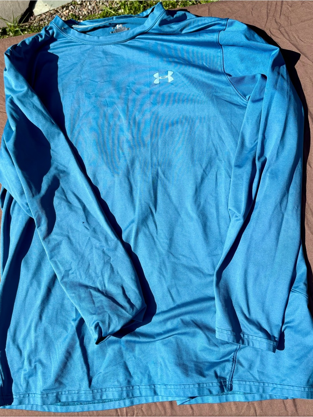 Under Armour Bright Blue Long Sleeve COLD Performance Top